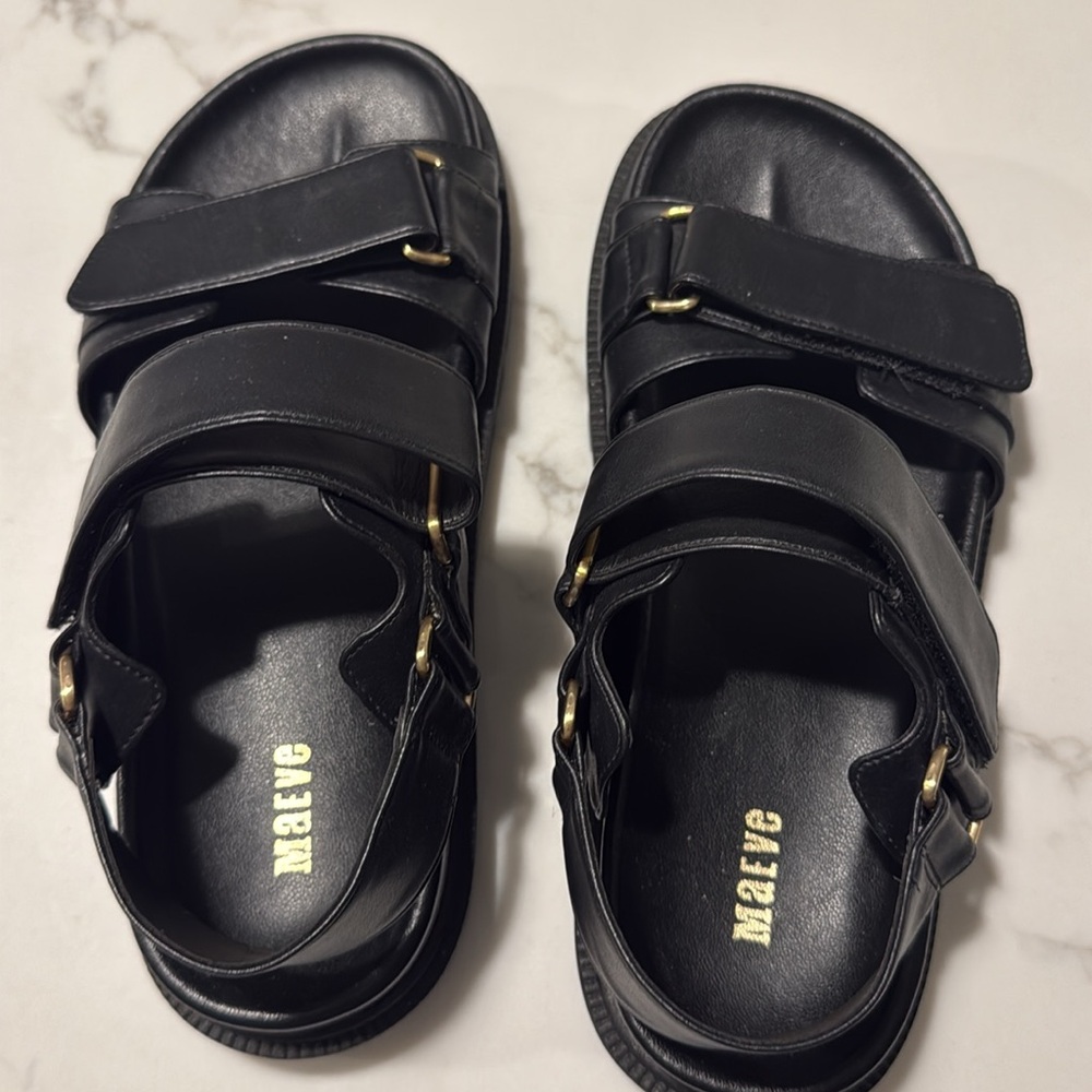 maeve slingback double sandals Sz 36 anthropology - Picture 6 of 9